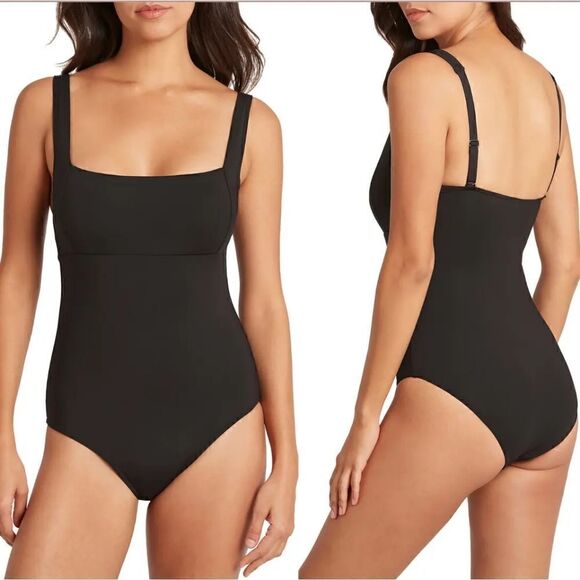 Sea Level Essentials Square Neck One Piece Size 12 US - Picture 4 of 13